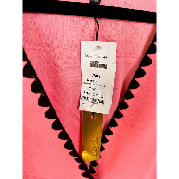 ALEXIA ADMOR Holly Scuba Crepe Dress In Pink Sz 12 - Picture 5 of 13